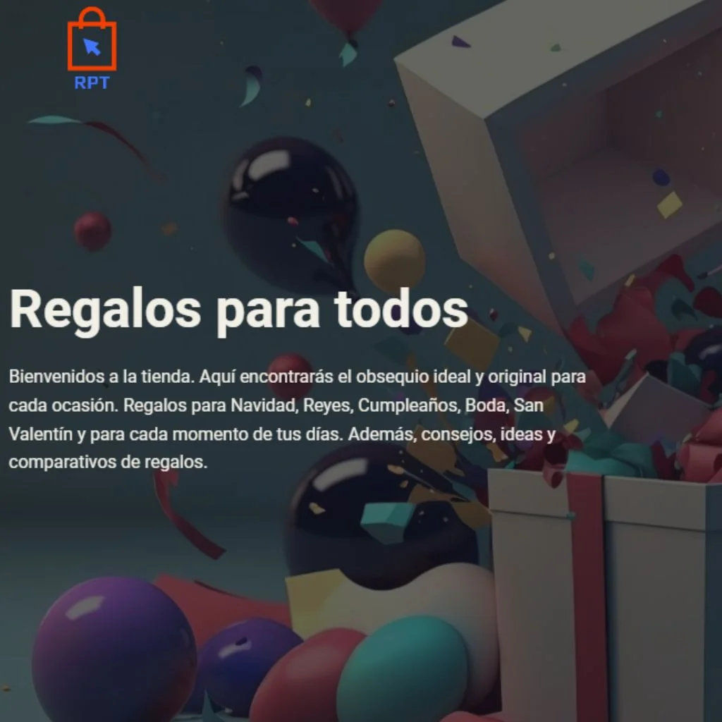 Diseño de sitio web para tienda de obsequios Regalos Para Todos por Melga Digital