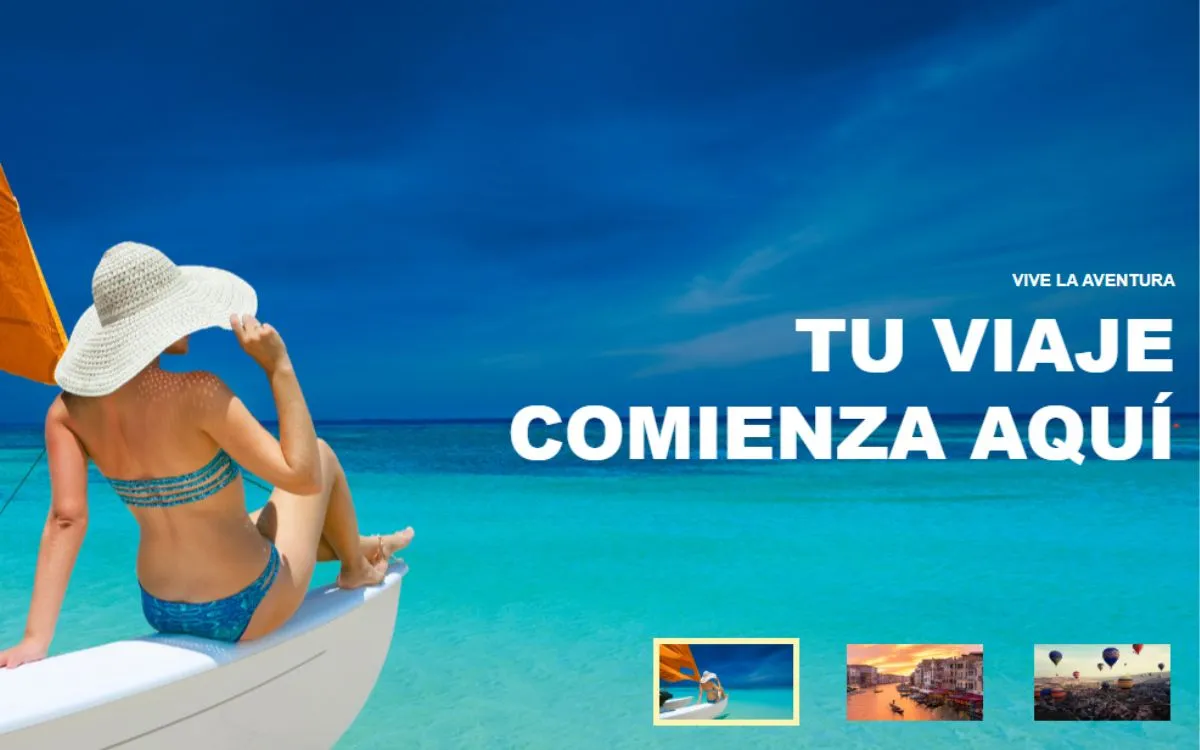 Sitio web para agencia de viajes Mundo Travel por Melga Digital