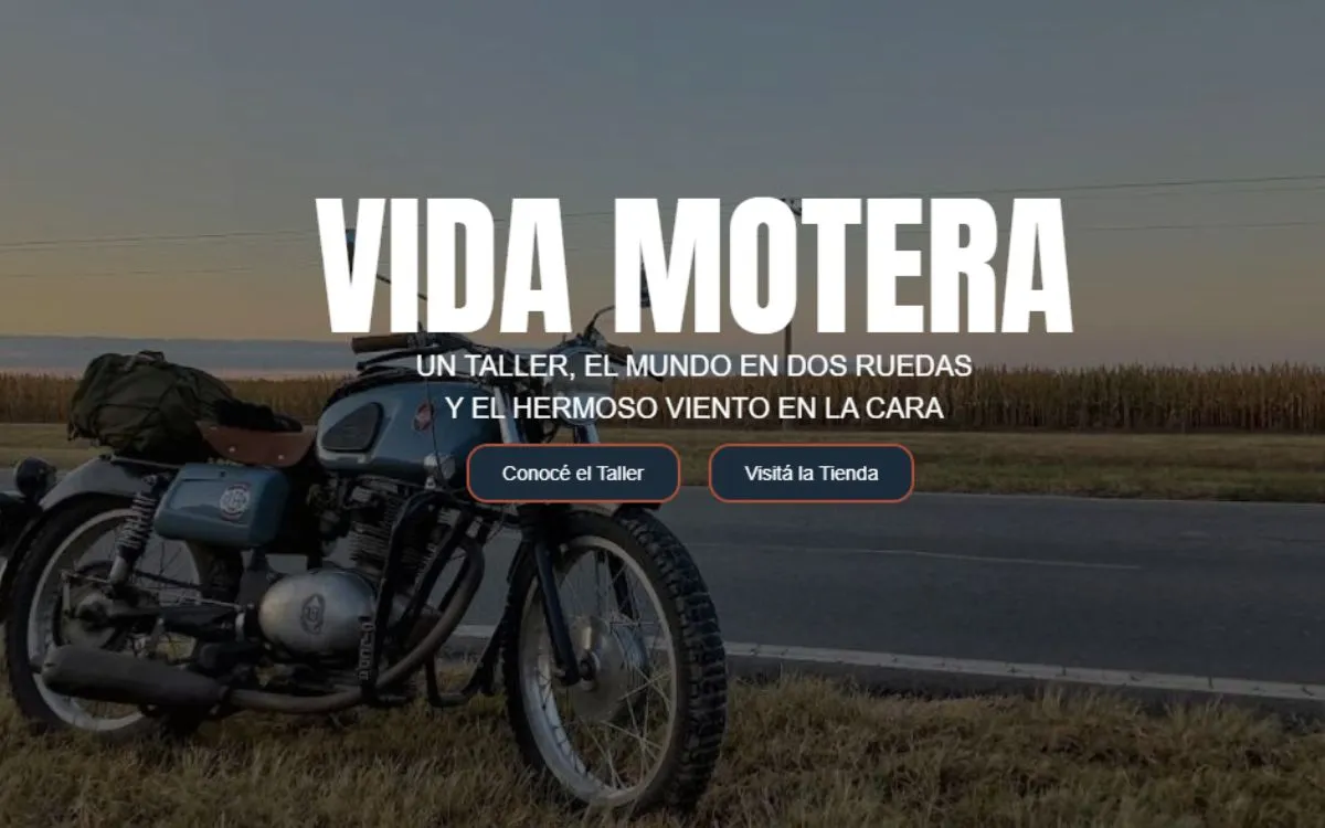 Diseño web para Vida Motera por Melga Digital
